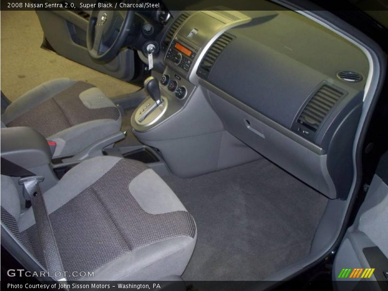 Super Black / Charcoal/Steel 2008 Nissan Sentra 2.0