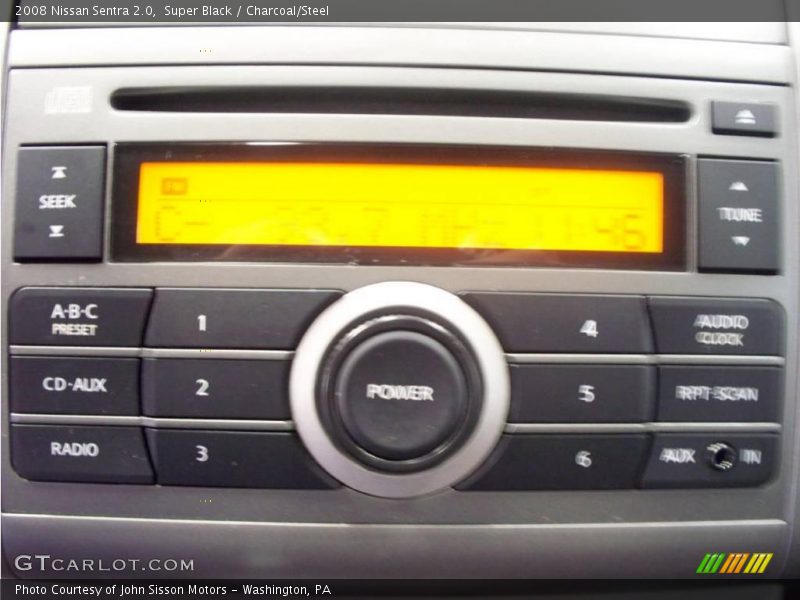 Super Black / Charcoal/Steel 2008 Nissan Sentra 2.0