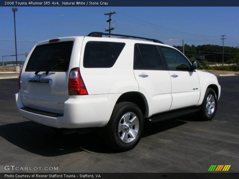 Natural White / Stone Gray 2008 Toyota 4Runner SR5 4x4