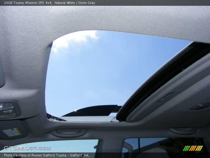 Natural White / Stone Gray 2008 Toyota 4Runner SR5 4x4