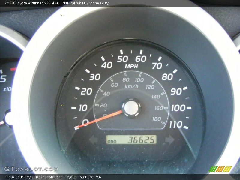 Natural White / Stone Gray 2008 Toyota 4Runner SR5 4x4