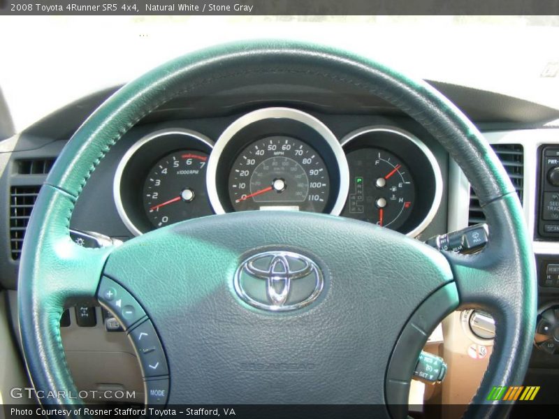 Natural White / Stone Gray 2008 Toyota 4Runner SR5 4x4