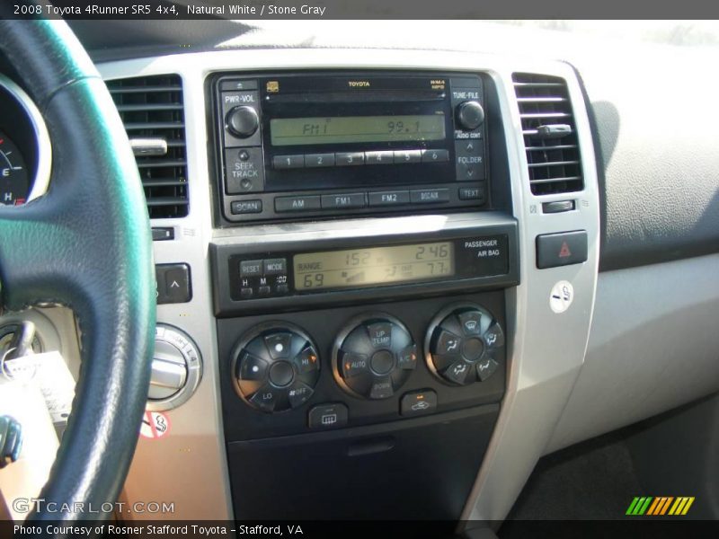 Natural White / Stone Gray 2008 Toyota 4Runner SR5 4x4