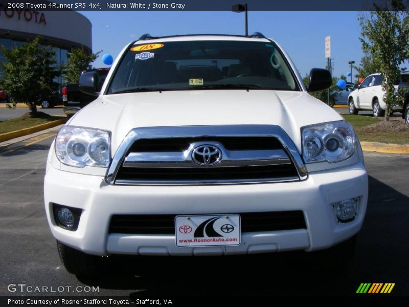Natural White / Stone Gray 2008 Toyota 4Runner SR5 4x4