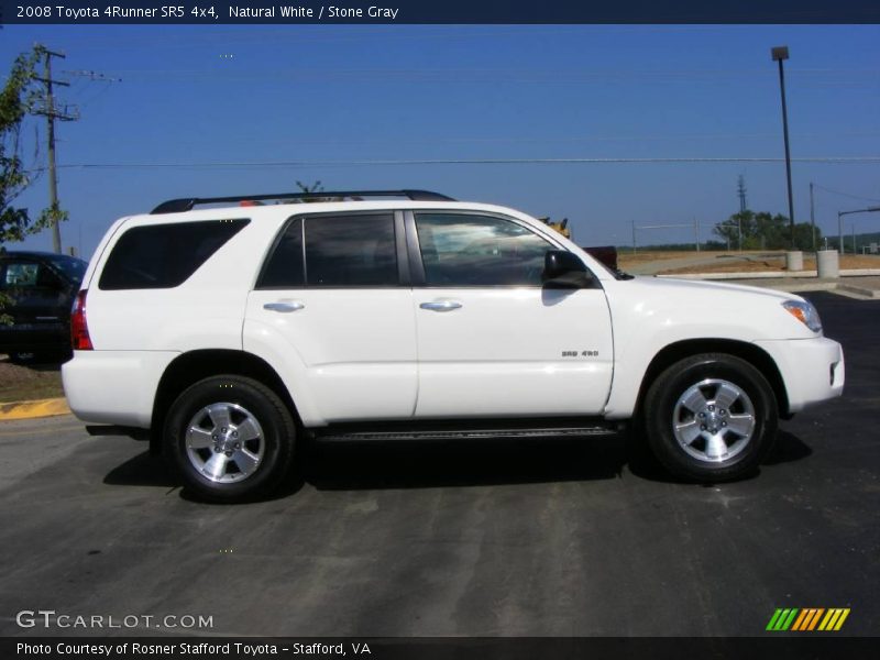 Natural White / Stone Gray 2008 Toyota 4Runner SR5 4x4