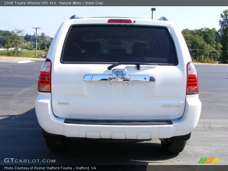 Natural White / Stone Gray 2008 Toyota 4Runner SR5 4x4