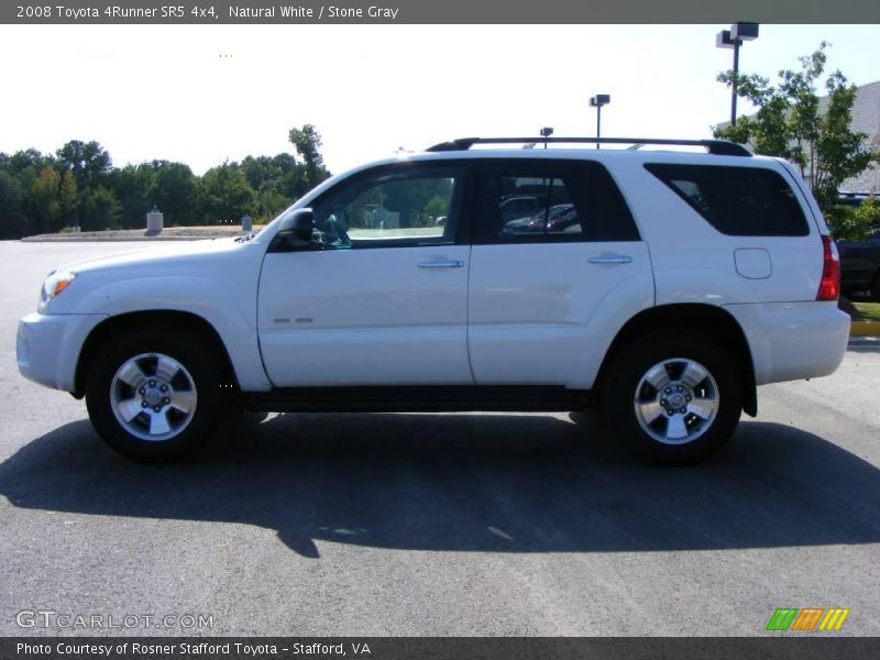 Natural White / Stone Gray 2008 Toyota 4Runner SR5 4x4