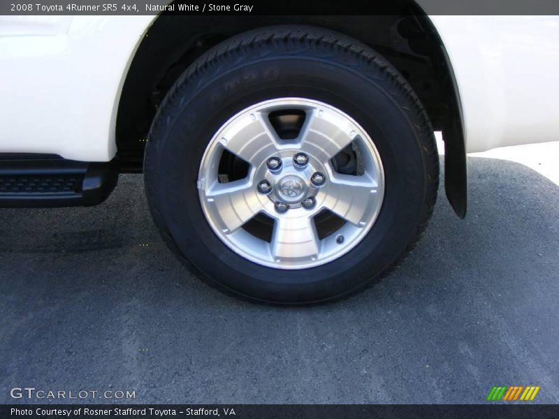 Natural White / Stone Gray 2008 Toyota 4Runner SR5 4x4