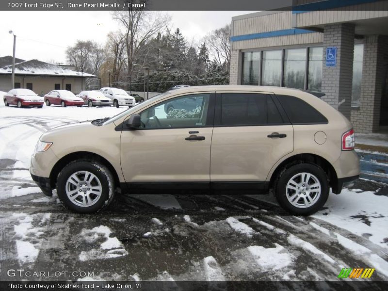 Dune Pearl Metallic / Camel 2007 Ford Edge SE