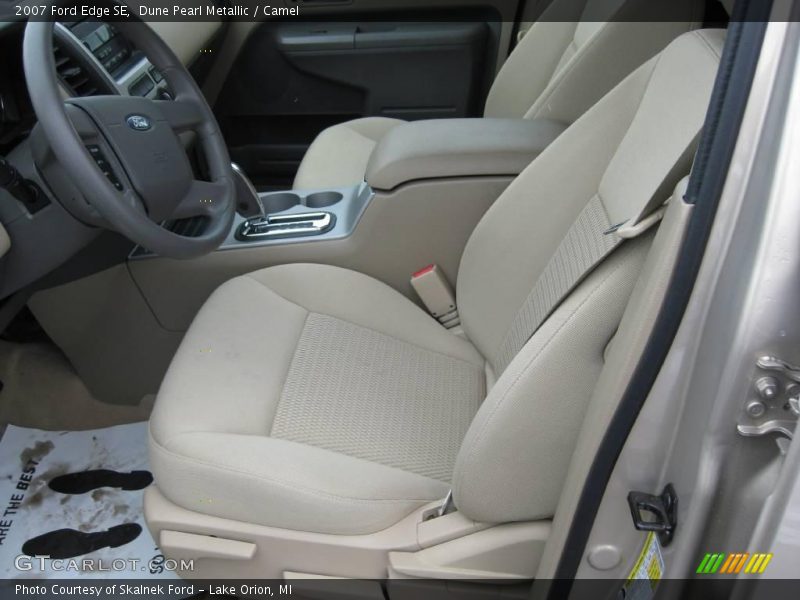 Dune Pearl Metallic / Camel 2007 Ford Edge SE