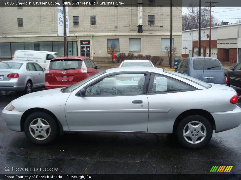 Ultra Silver Metallic / Graphite Gray 2005 Chevrolet Cavalier Coupe