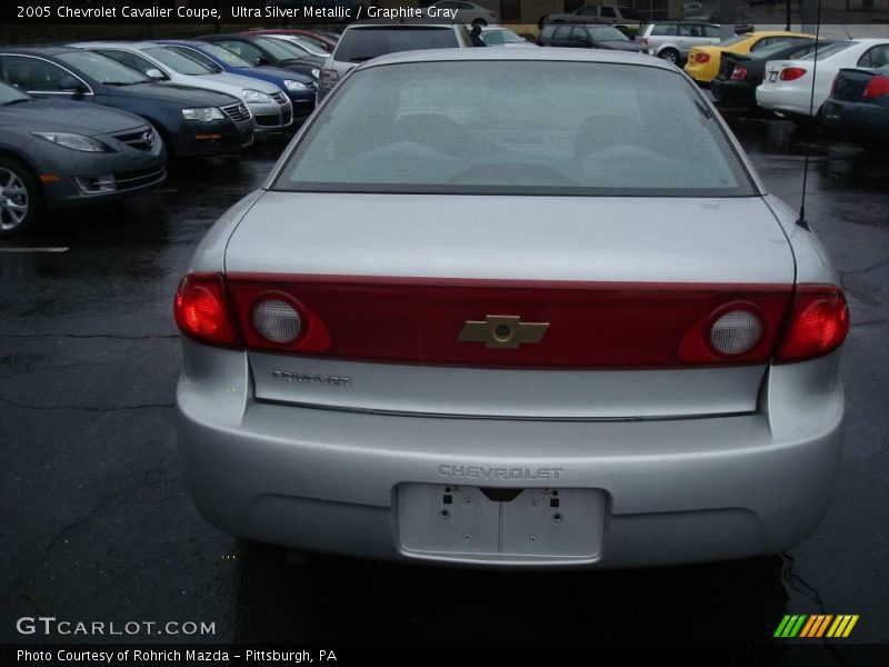 Ultra Silver Metallic / Graphite Gray 2005 Chevrolet Cavalier Coupe