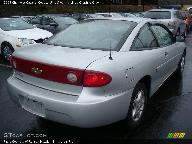 Ultra Silver Metallic / Graphite Gray 2005 Chevrolet Cavalier Coupe