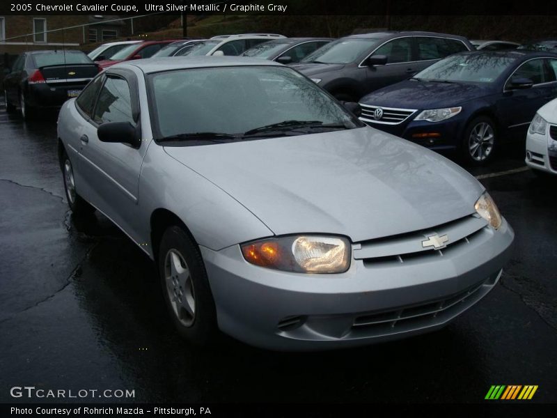 Ultra Silver Metallic / Graphite Gray 2005 Chevrolet Cavalier Coupe