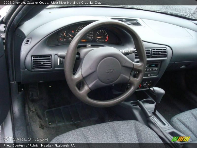 Ultra Silver Metallic / Graphite Gray 2005 Chevrolet Cavalier Coupe