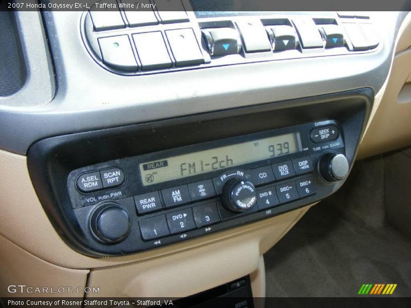 Taffeta White / Ivory 2007 Honda Odyssey EX-L