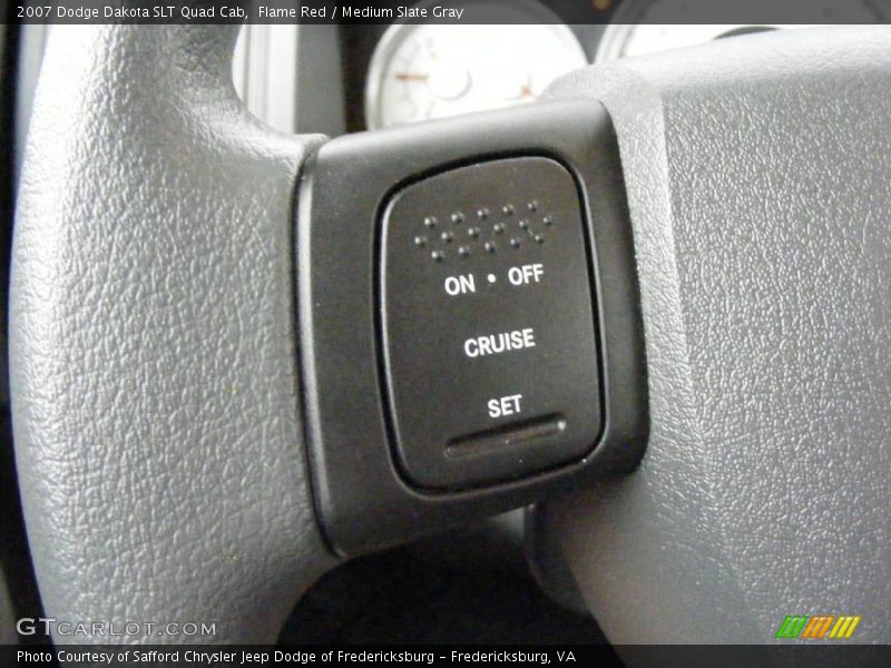 Flame Red / Medium Slate Gray 2007 Dodge Dakota SLT Quad Cab