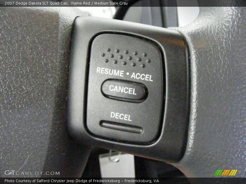 Flame Red / Medium Slate Gray 2007 Dodge Dakota SLT Quad Cab