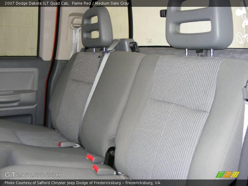 Flame Red / Medium Slate Gray 2007 Dodge Dakota SLT Quad Cab
