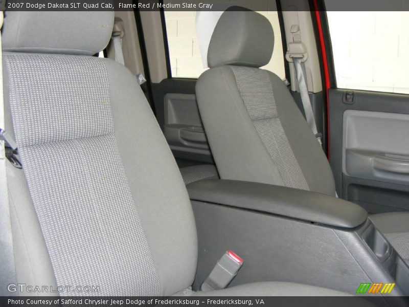 Flame Red / Medium Slate Gray 2007 Dodge Dakota SLT Quad Cab