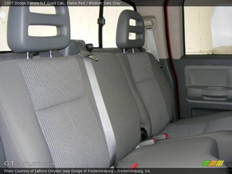Flame Red / Medium Slate Gray 2007 Dodge Dakota SLT Quad Cab