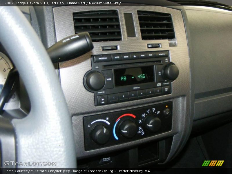 Flame Red / Medium Slate Gray 2007 Dodge Dakota SLT Quad Cab