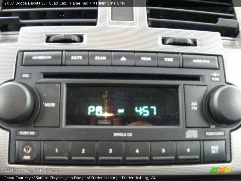 Flame Red / Medium Slate Gray 2007 Dodge Dakota SLT Quad Cab