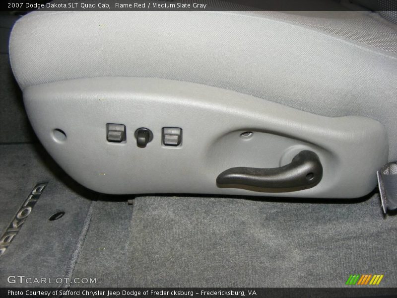 Flame Red / Medium Slate Gray 2007 Dodge Dakota SLT Quad Cab