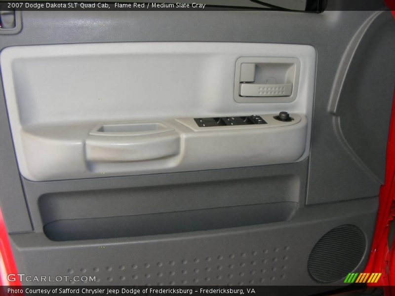 Flame Red / Medium Slate Gray 2007 Dodge Dakota SLT Quad Cab