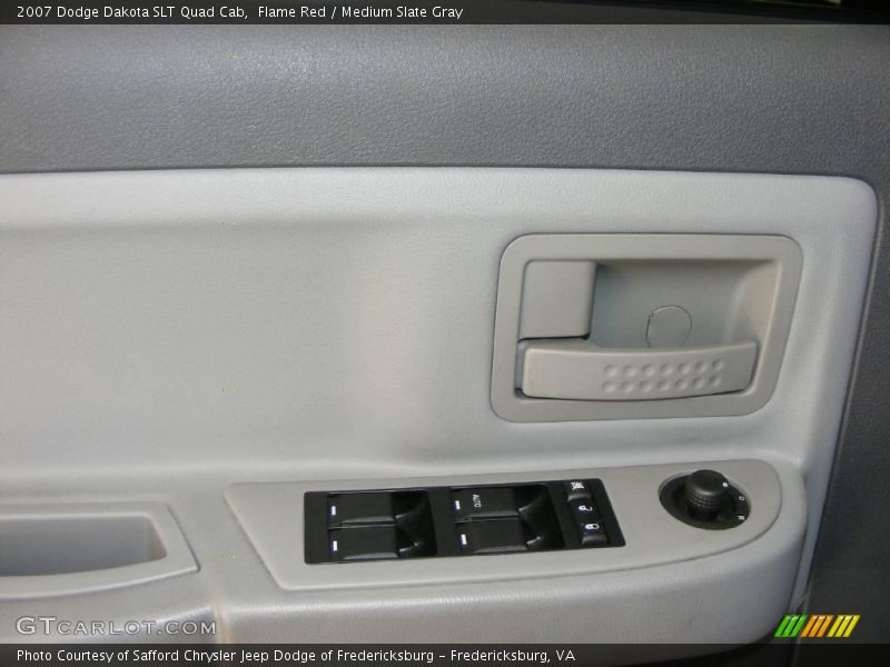 Flame Red / Medium Slate Gray 2007 Dodge Dakota SLT Quad Cab