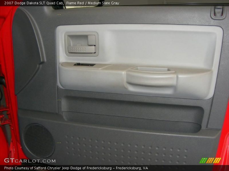 Flame Red / Medium Slate Gray 2007 Dodge Dakota SLT Quad Cab