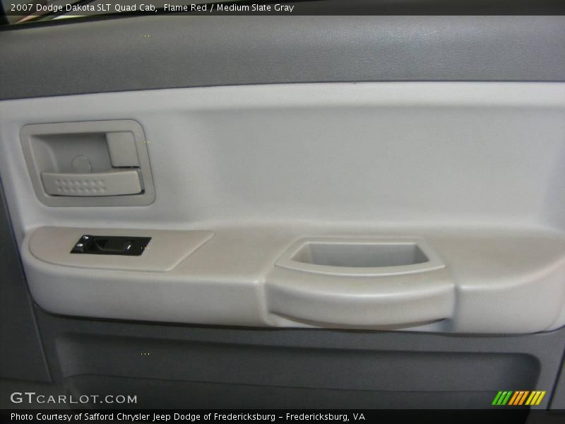 Flame Red / Medium Slate Gray 2007 Dodge Dakota SLT Quad Cab