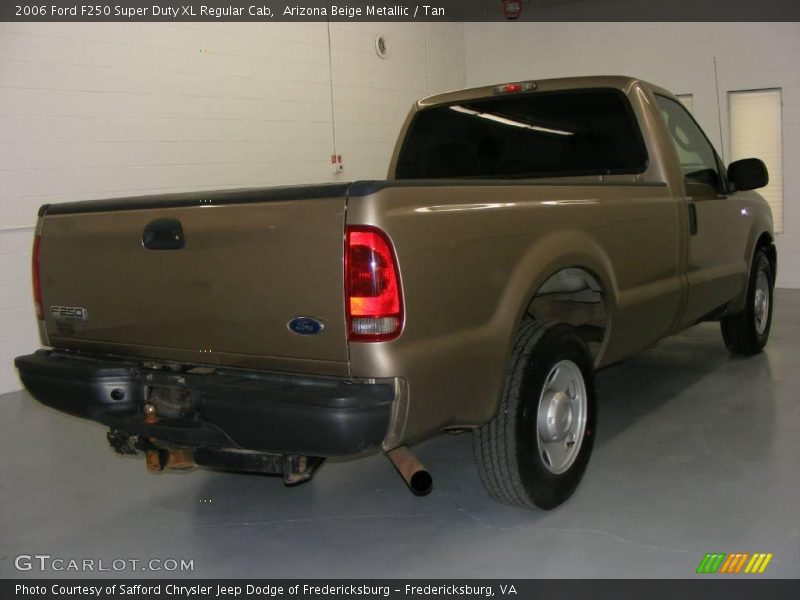 Arizona Beige Metallic / Tan 2006 Ford F250 Super Duty XL Regular Cab