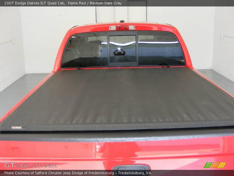 Flame Red / Medium Slate Gray 2007 Dodge Dakota SLT Quad Cab