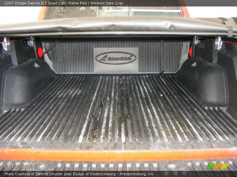 Flame Red / Medium Slate Gray 2007 Dodge Dakota SLT Quad Cab
