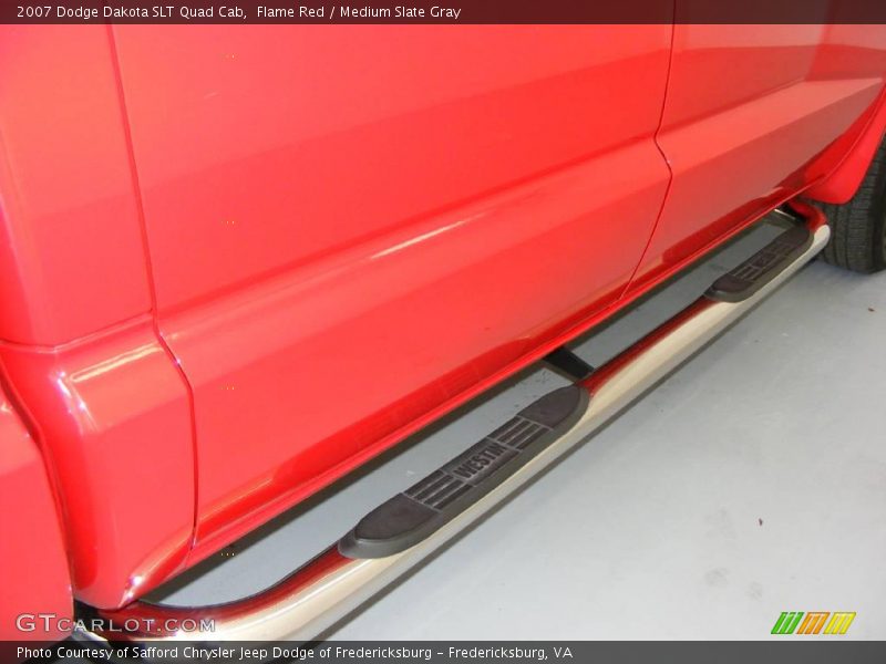 Flame Red / Medium Slate Gray 2007 Dodge Dakota SLT Quad Cab