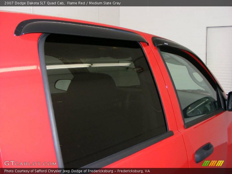 Flame Red / Medium Slate Gray 2007 Dodge Dakota SLT Quad Cab
