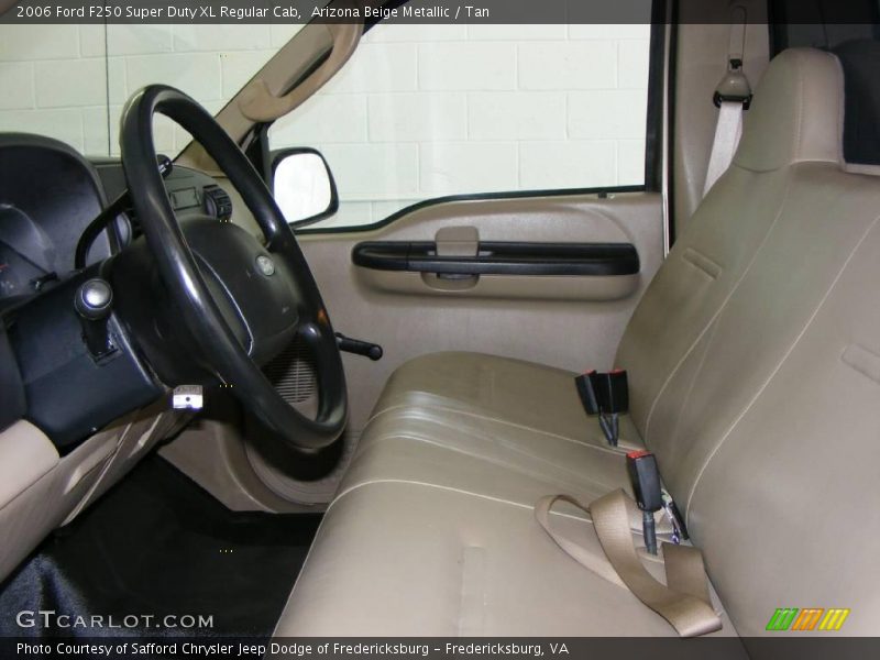 Arizona Beige Metallic / Tan 2006 Ford F250 Super Duty XL Regular Cab