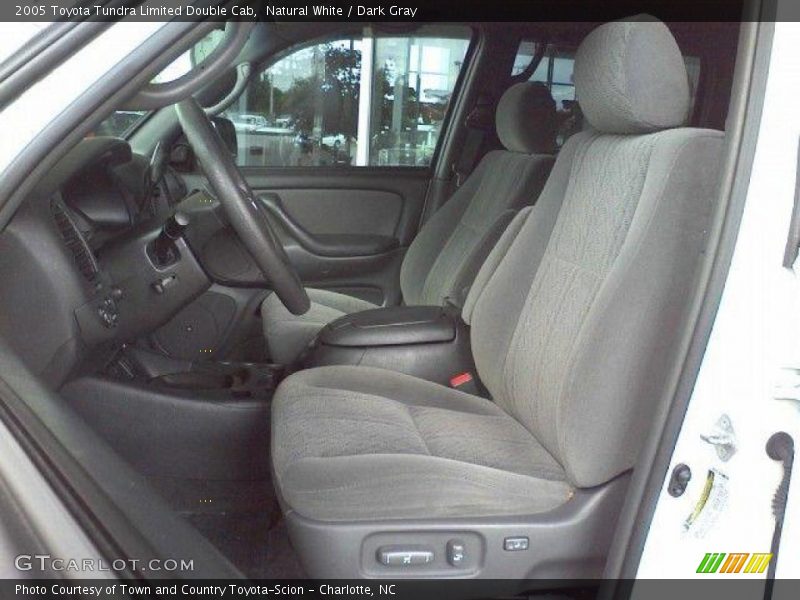 Natural White / Dark Gray 2005 Toyota Tundra Limited Double Cab