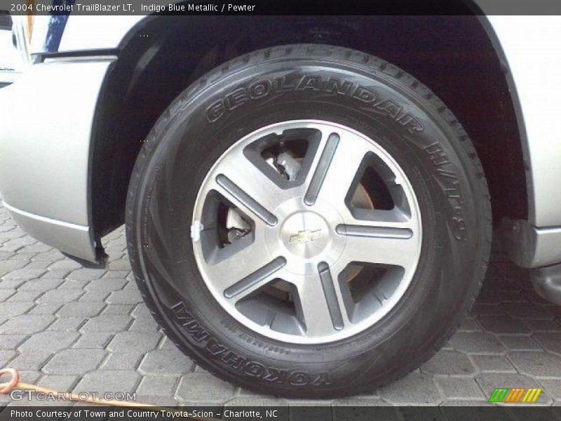 Indigo Blue Metallic / Pewter 2004 Chevrolet TrailBlazer LT