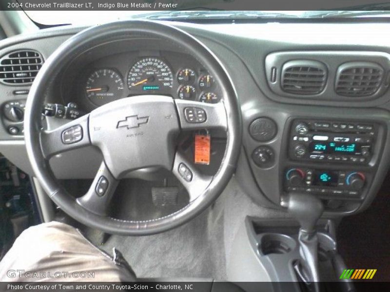 Indigo Blue Metallic / Pewter 2004 Chevrolet TrailBlazer LT