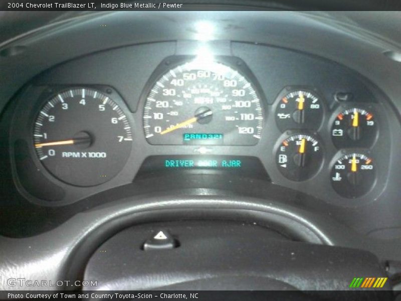 Indigo Blue Metallic / Pewter 2004 Chevrolet TrailBlazer LT