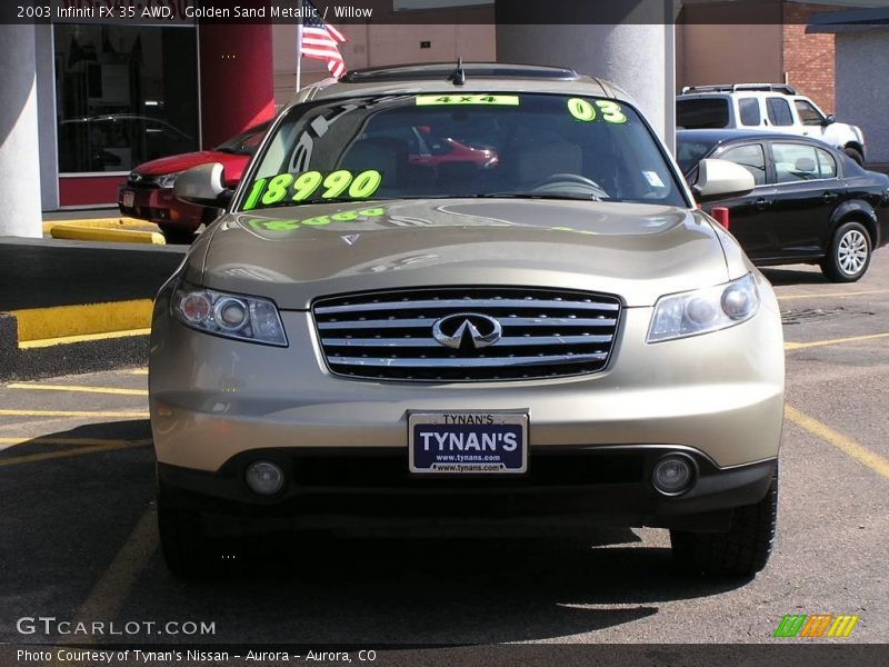 Golden Sand Metallic / Willow 2003 Infiniti FX 35 AWD