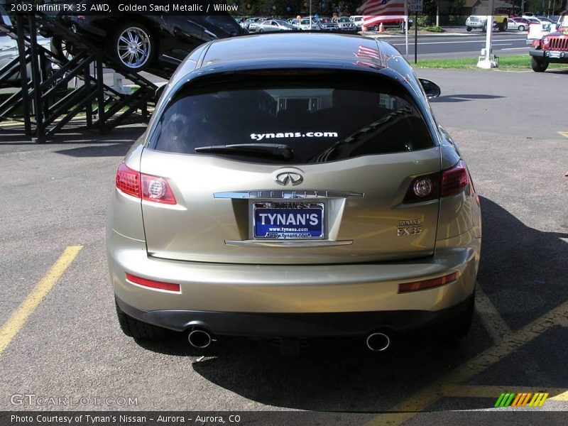 Golden Sand Metallic / Willow 2003 Infiniti FX 35 AWD