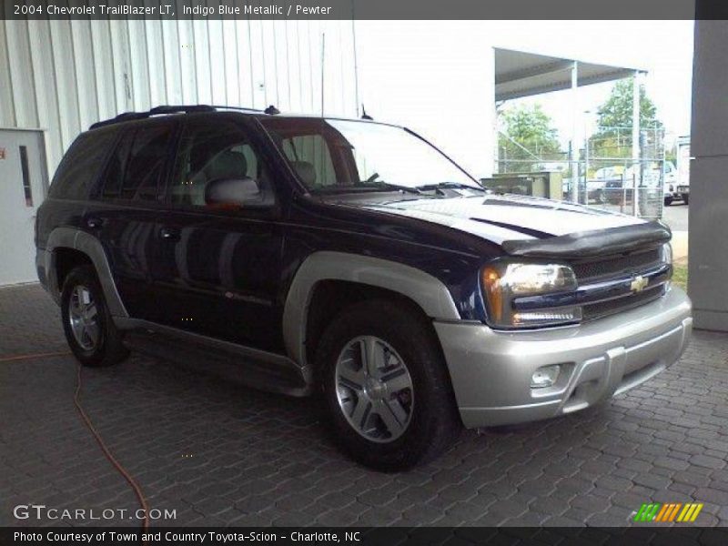 Indigo Blue Metallic / Pewter 2004 Chevrolet TrailBlazer LT