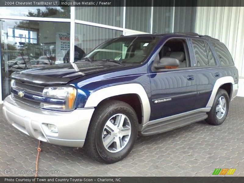 Indigo Blue Metallic / Pewter 2004 Chevrolet TrailBlazer LT