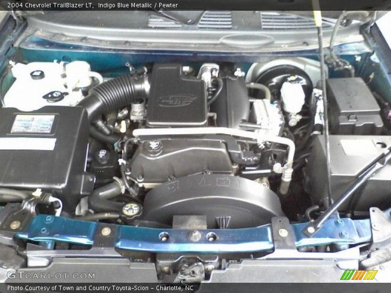 Indigo Blue Metallic / Pewter 2004 Chevrolet TrailBlazer LT