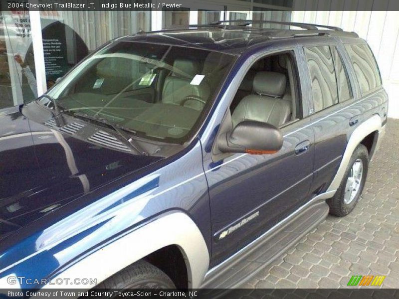 Indigo Blue Metallic / Pewter 2004 Chevrolet TrailBlazer LT