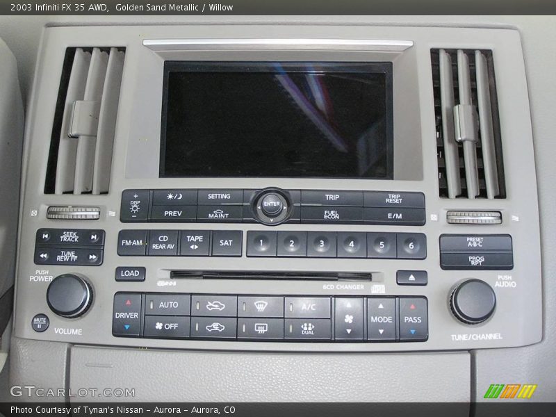 Golden Sand Metallic / Willow 2003 Infiniti FX 35 AWD