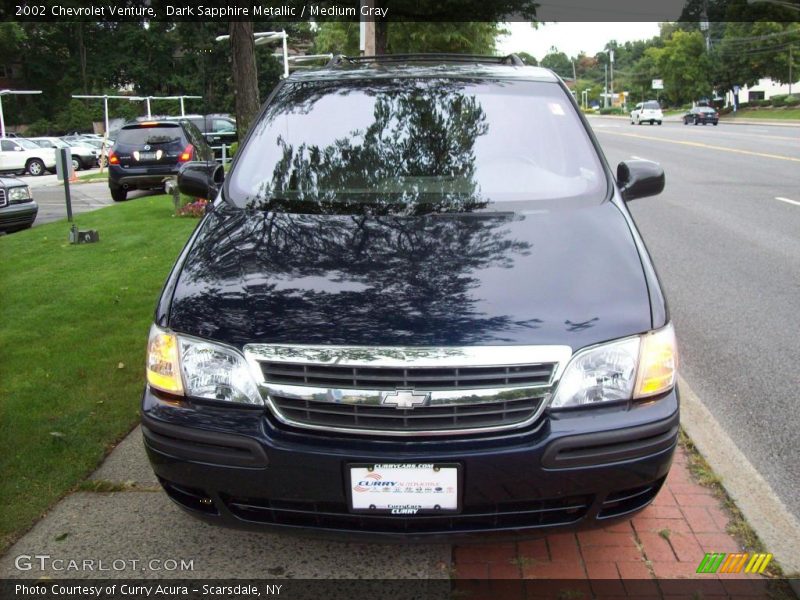 Dark Sapphire Metallic / Medium Gray 2002 Chevrolet Venture